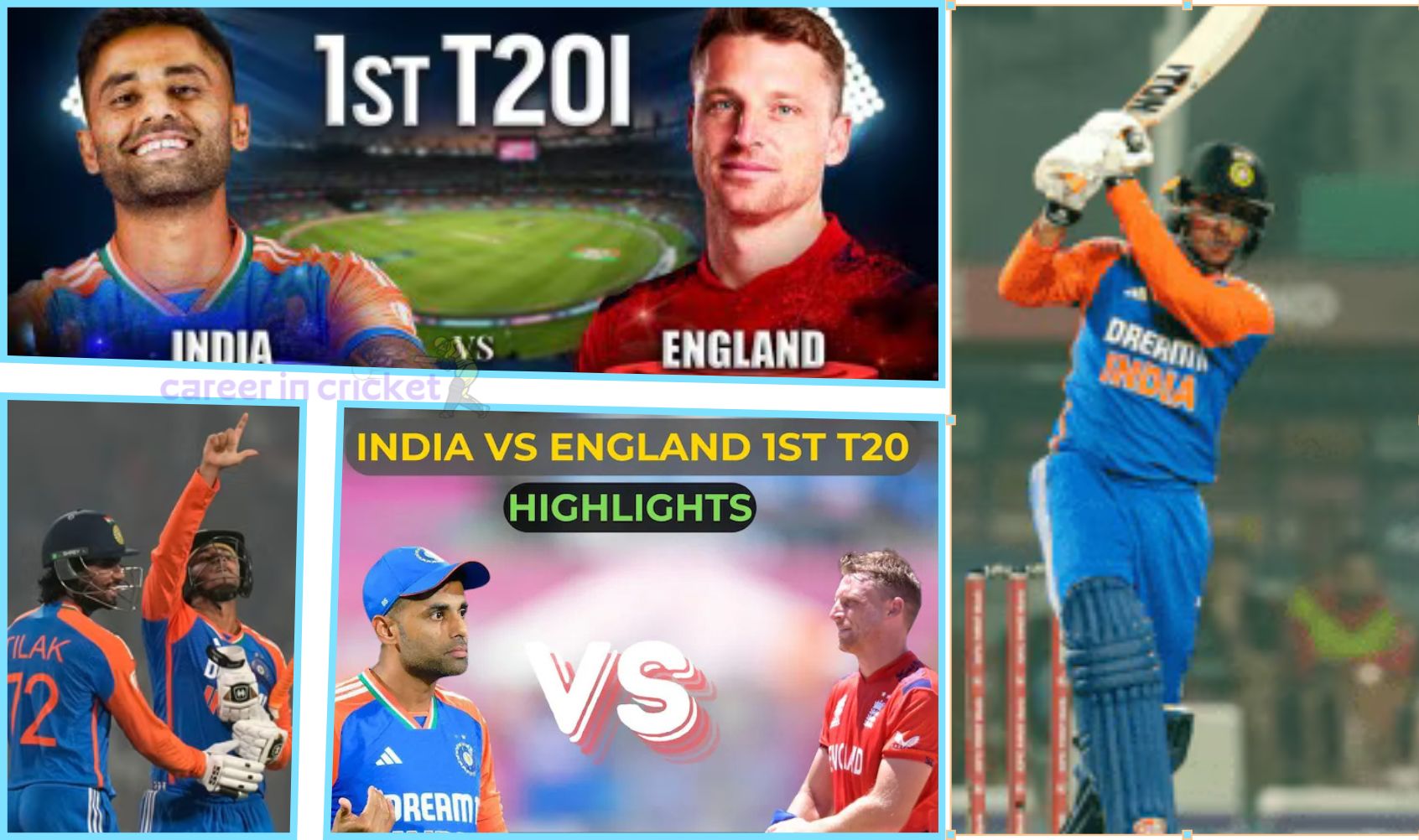 India vs England 1st T20I Highlights: India Win by 7 Wickets