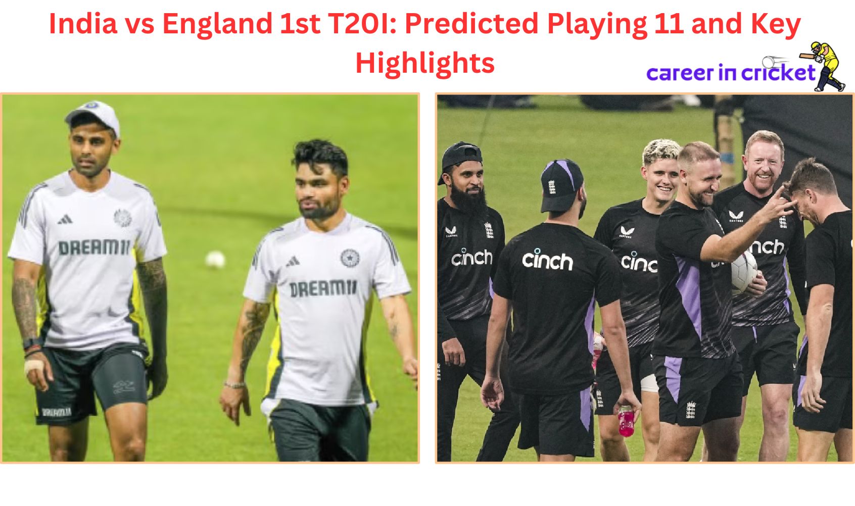 india vs england 1st t20i: predicted playing 11 and key highlights