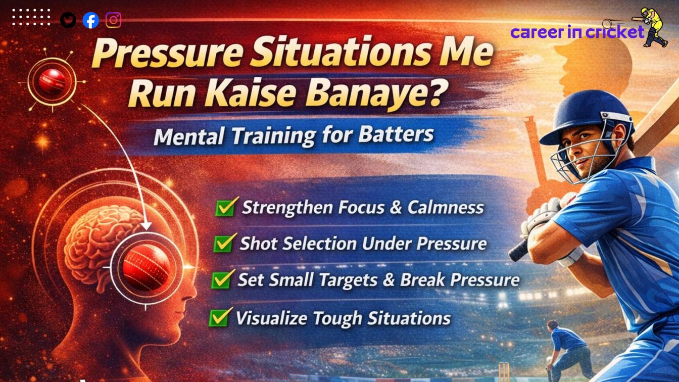 Pressure Situations Me Run Kaise Banaye? Mental Training for Batters