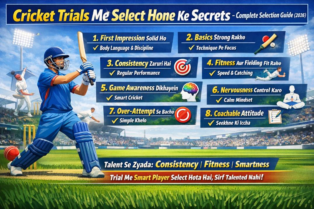 Cricket Trials Me Select Hone Ke Secrets – Complete Selection Guide (2026)