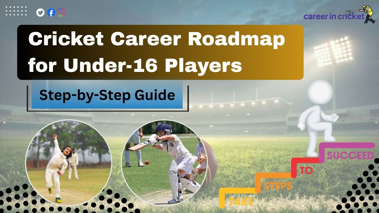 Cricket Career Roadmap for Under-16 Players – Step-by-Step Guide