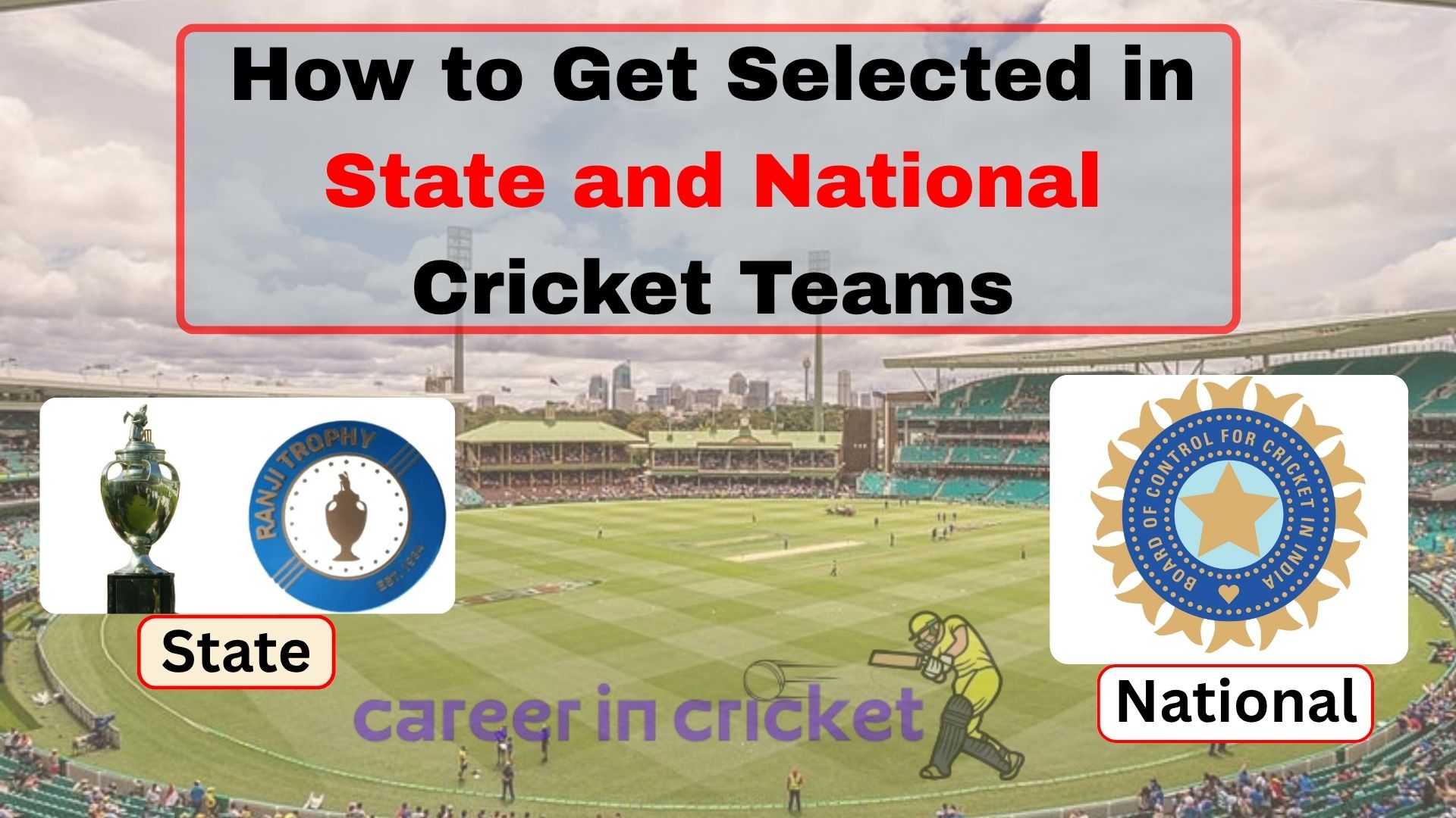  How to Get Selected in State and National Cricket Teams
