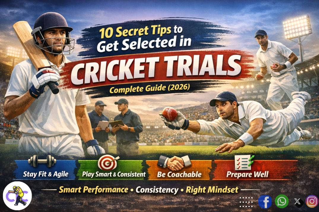10 Secret Tips to Get Selected in Cricket Trials – Complete Guide (2026)