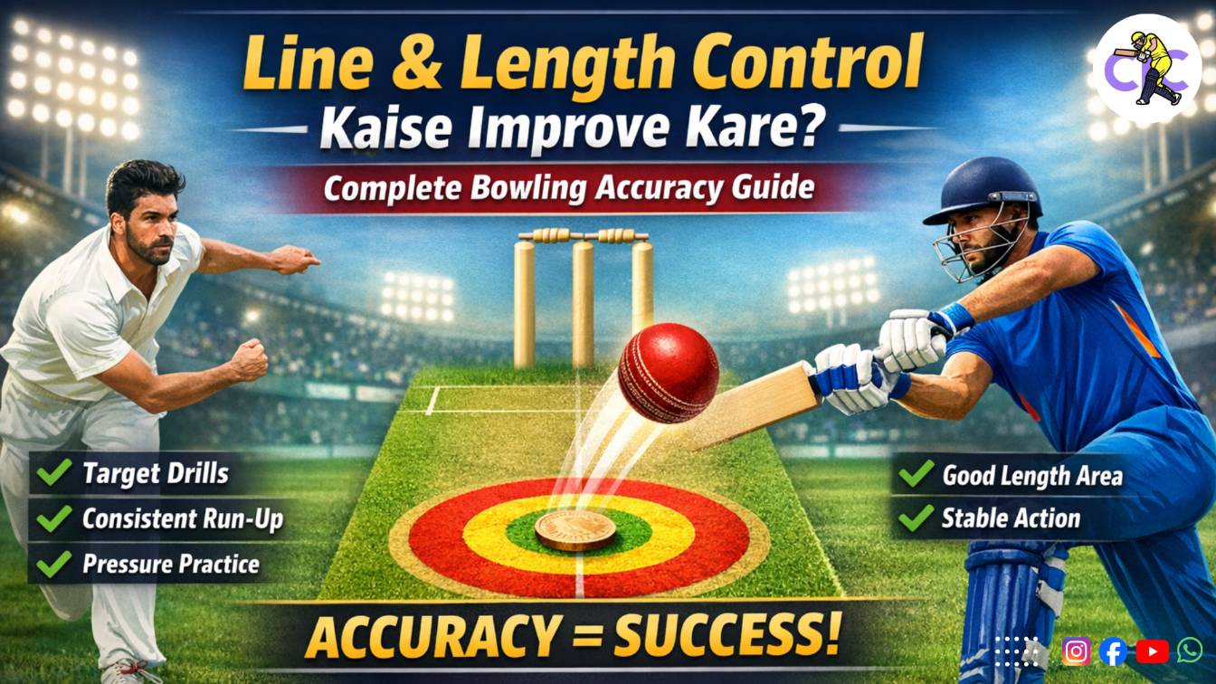 Line & Length Control Kaise Improve Kare? – Complete Bowling Accuracy Guide
