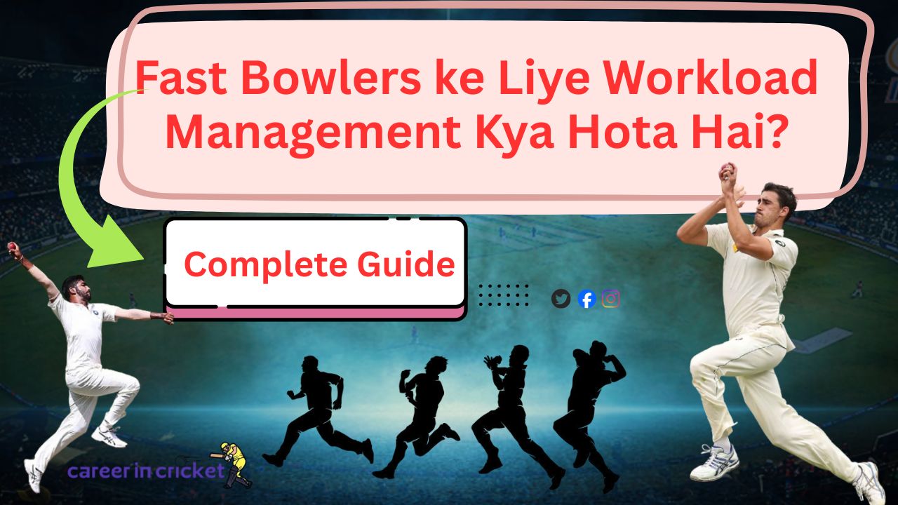 Fast Bowlers ke Liye Workload Management Kya Hota Hai? Complete Guide