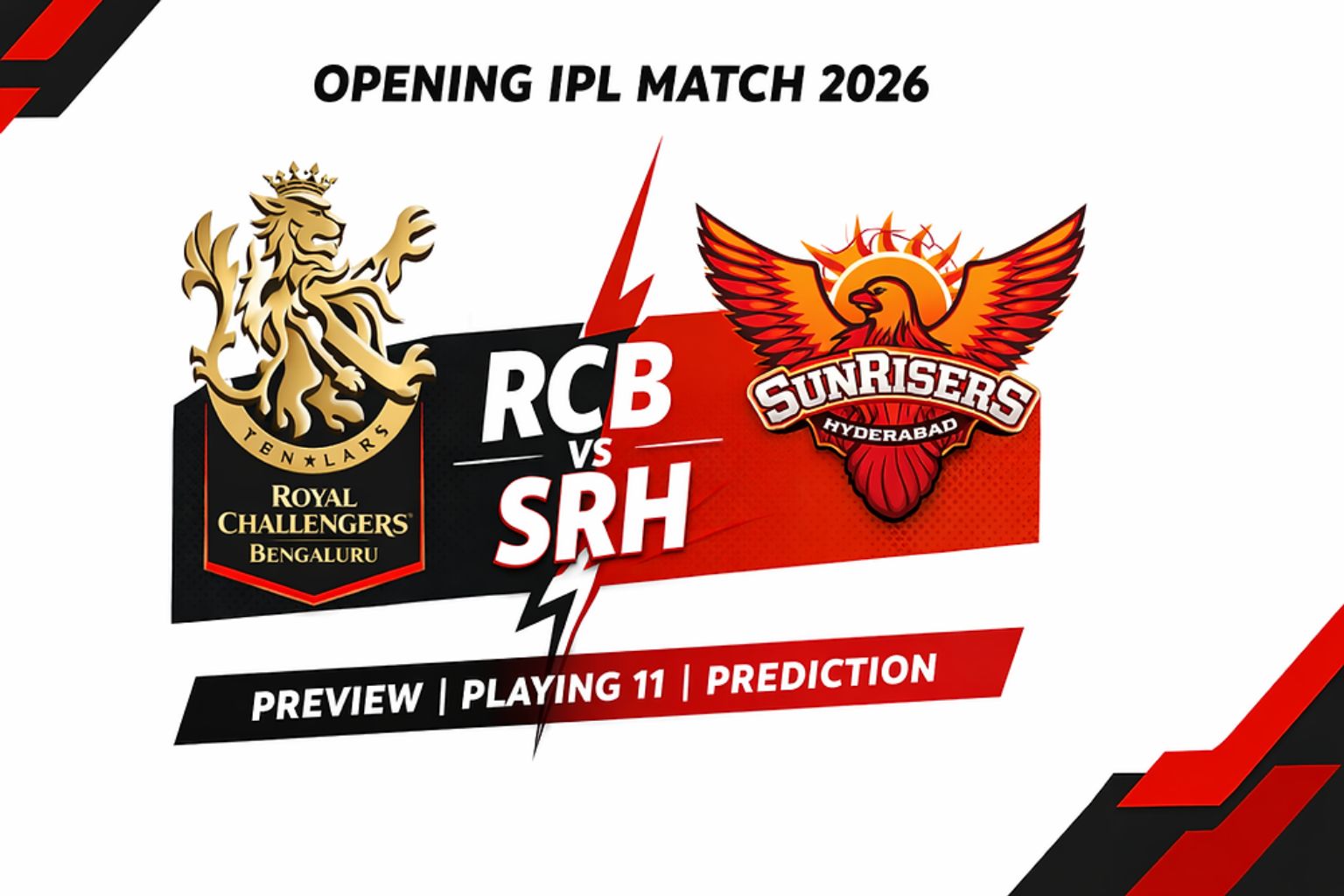 RCB vs SRH Head-to-Head Record + Last 5 Matches Analysis
