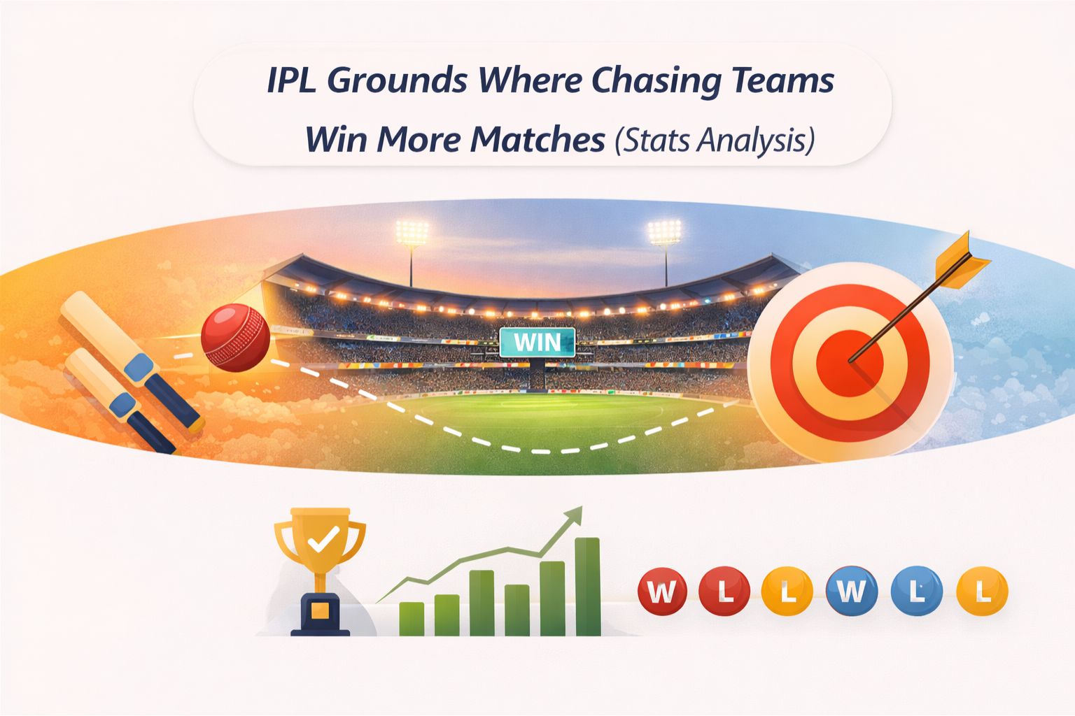 IPL Grounds Where Chasing Teams Win More Matches (Stats Analysis)