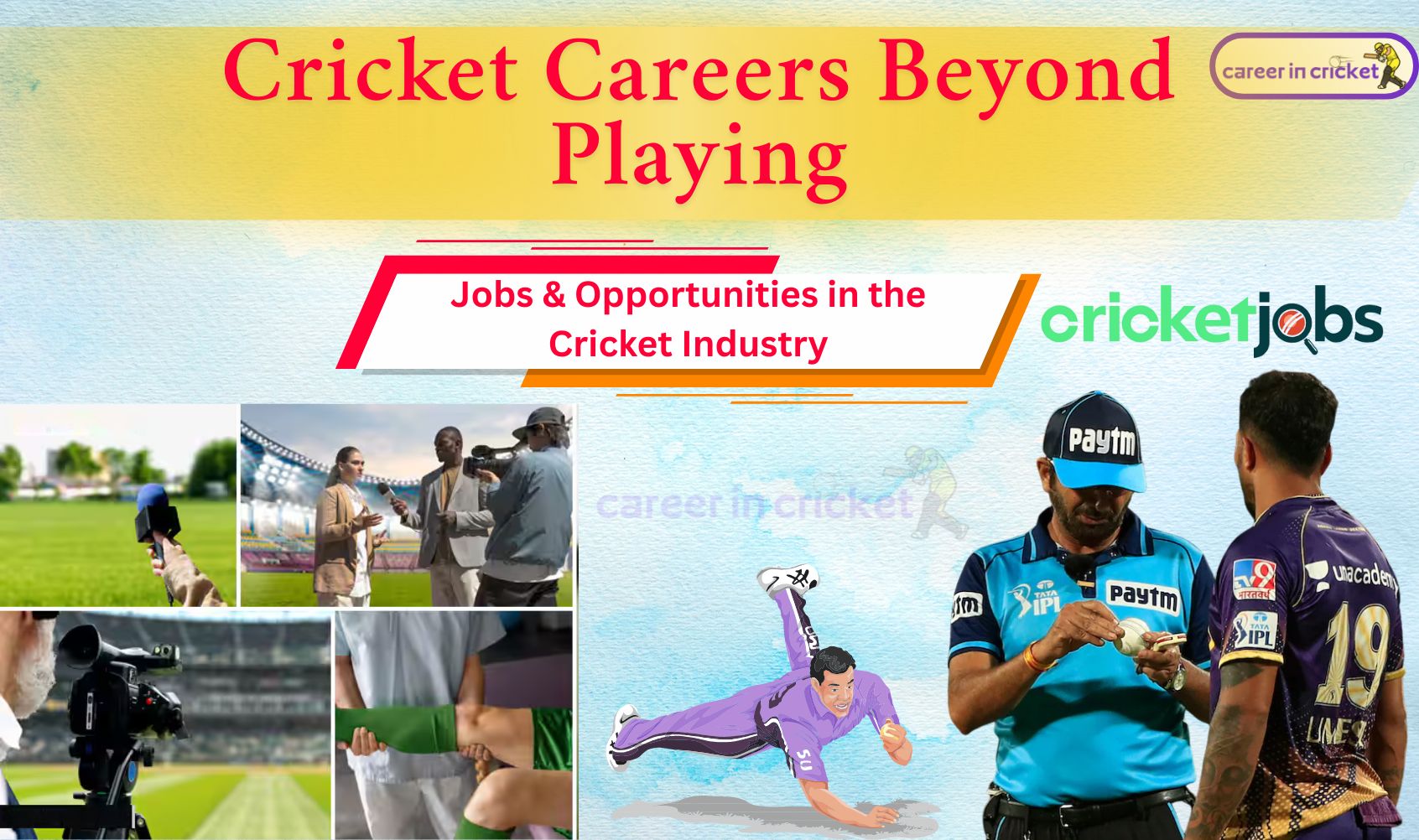 Cricket Careers Beyond Playing – Jobs & Opportunities in the Cricket Industry