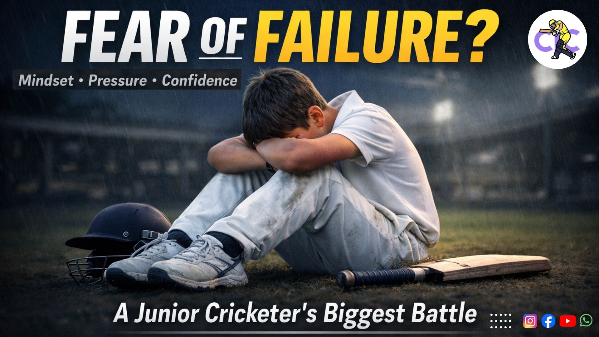 Fear of Failure in Cricket: A Common Problem Among Junior Players