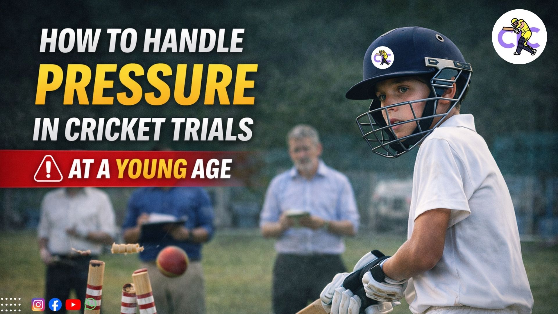 How to Handle Pressure in Cricket Trials at a Young Age
