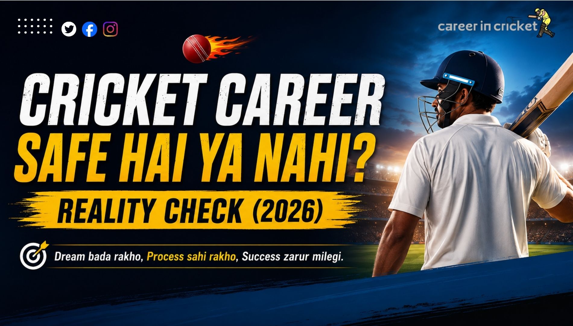Cricket Career Safe Hai Ya Nahi? – Reality Check (2026)