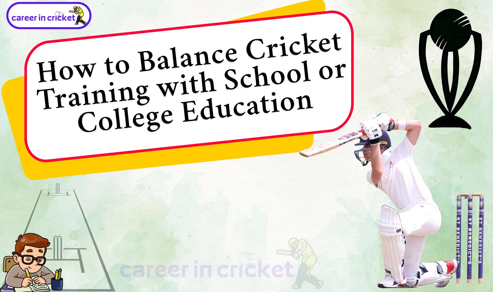 How to Balance Cricket Training with School or College Education