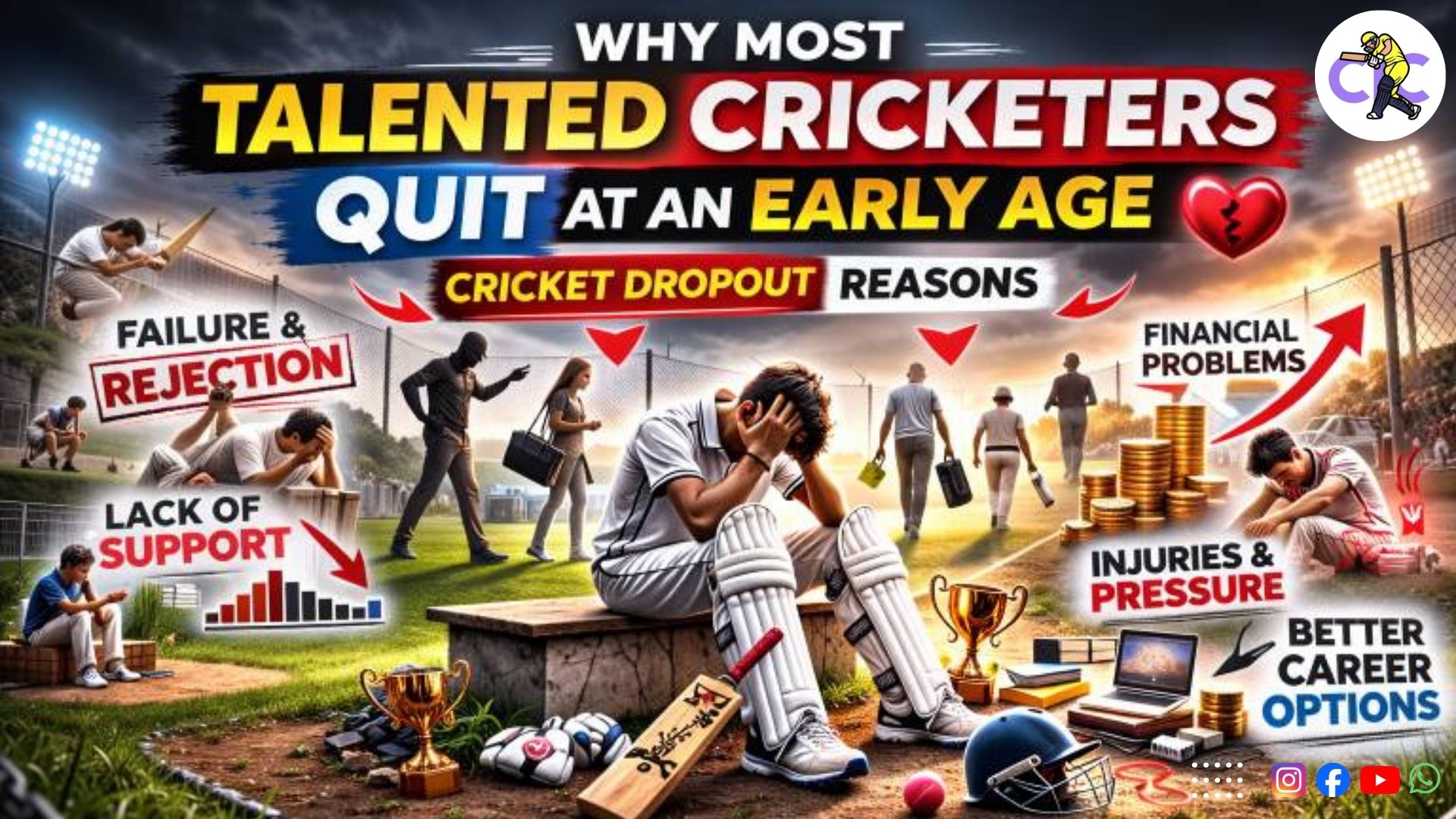 Why Most Talented Cricketers Quit at an Early Age