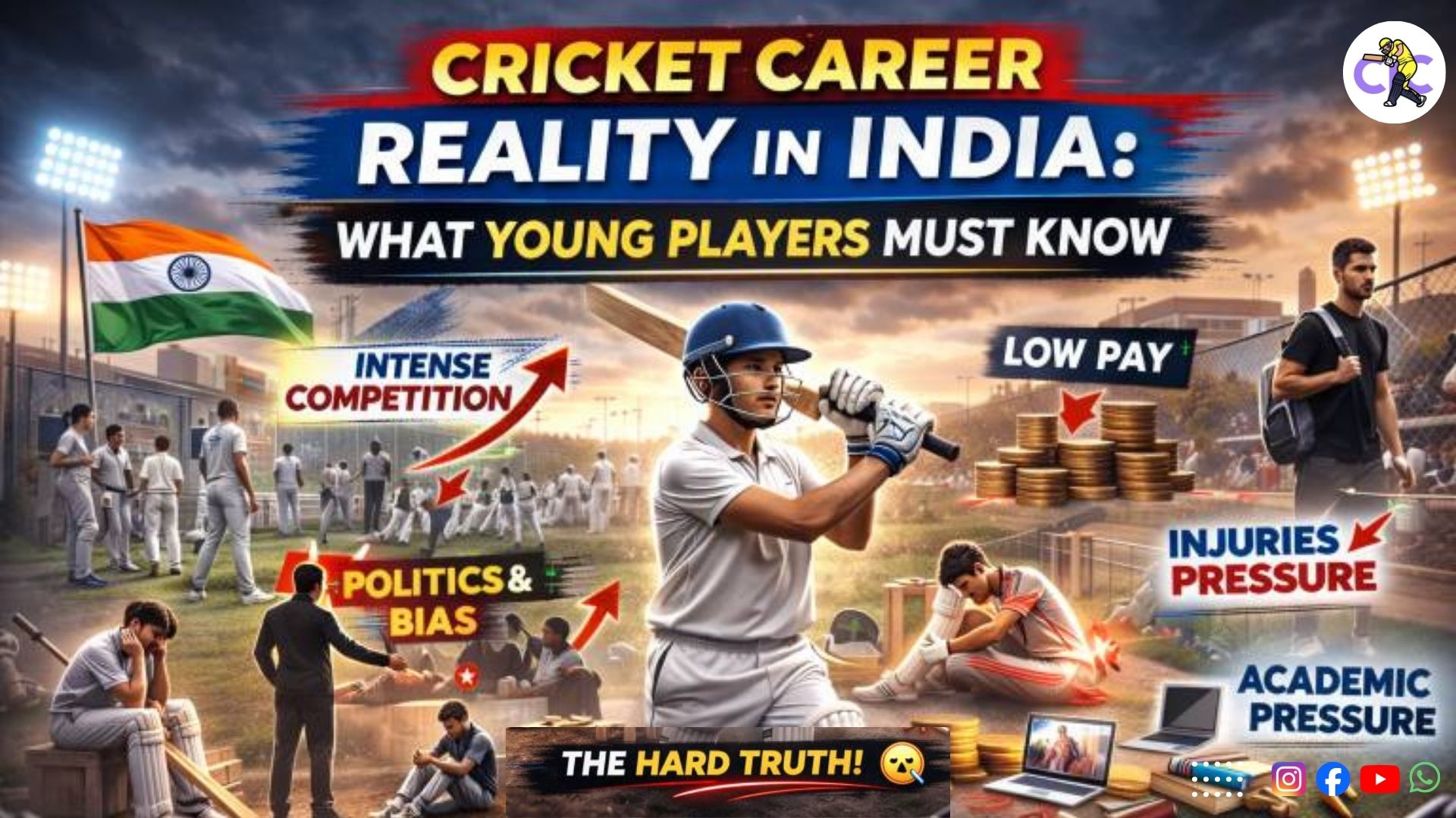 Cricket Career Reality in India: What Young Players Must Know
