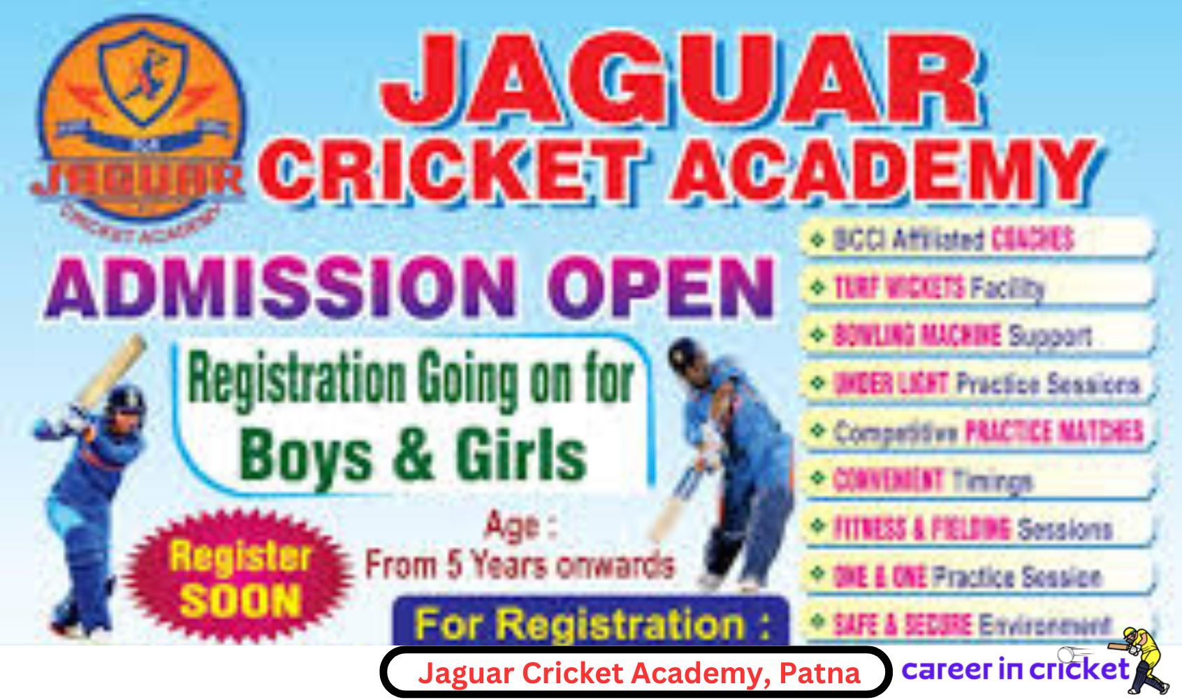 jaguar cricket academy